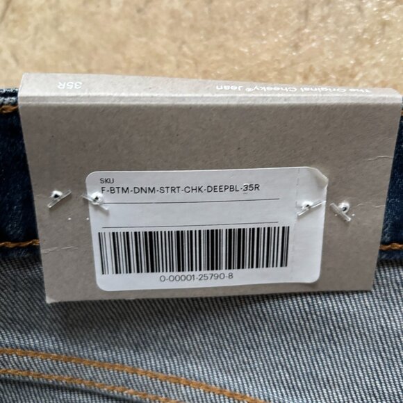 Everlane The Original Cheeky Jean - size 35, Indigo Rinse - Picture 10 of 11